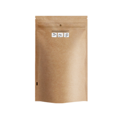 6.02 x 9.80" Kraft Child Resistant Bags
