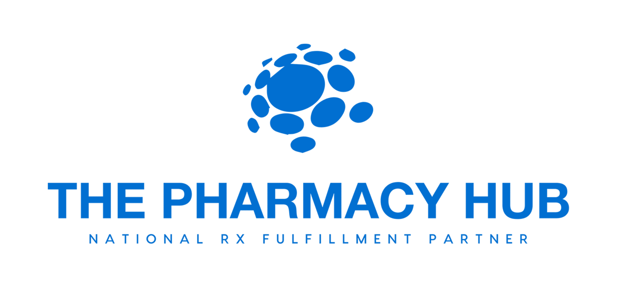 The Pharmacy Hub logo in blue