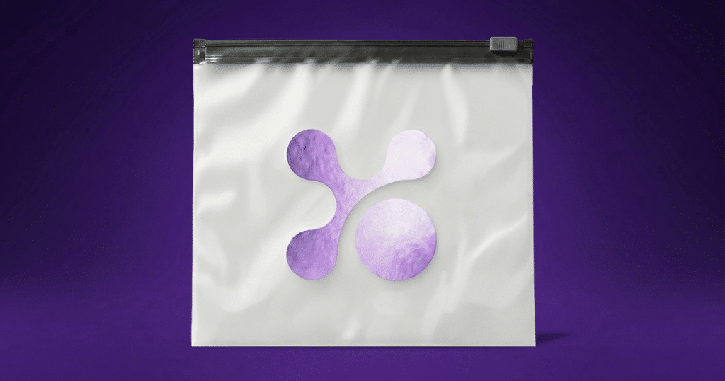 Dymapak sliding zipper pouch used for telemedicine medication kits and subscription packaging