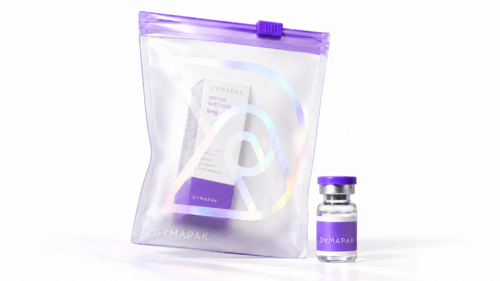 Dymapak Slide Zip Bag with Tuck Box Vial Insert